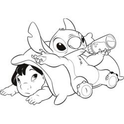 Coloring page: Lilo and Stitch (Animation Movies) #45001 - Free Printable Coloring Pages