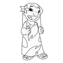 Coloring page: Lilo and Stitch (Animation Movies) #45057 - Free Printable Coloring Pages