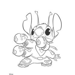 Coloring page: Lilo & Stitch (Animation Movies) #44820 - Printable coloring pages