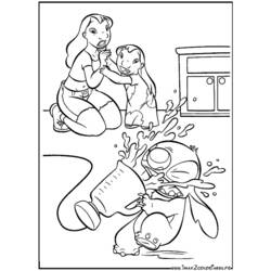 Coloring page: Lilo & Stitch (Animation Movies) #44848 - Free Printable Coloring Pages