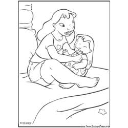 Coloring page: Lilo & Stitch (Animation Movies) #44851 - Free Printable Coloring Pages