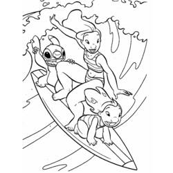 Coloring page: Lilo & Stitch (Animation Movies) #44854 - Free Printable Coloring Pages