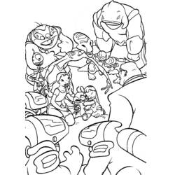 Coloring page: Lilo & Stitch (Animation Movies) #44865 - Free Printable Coloring Pages