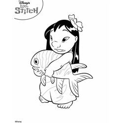 Coloring page: Lilo & Stitch (Animation Movies) #44867 - Free Printable Coloring Pages