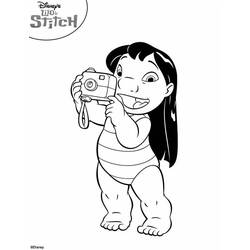 Coloring page: Lilo & Stitch (Animation Movies) #44872 - Free Printable Coloring Pages