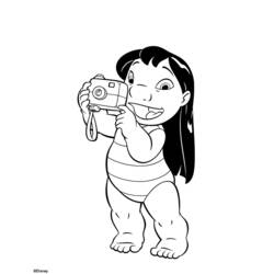 Coloring page: Lilo & Stitch (Animation Movies) #44884 - Free Printable Coloring Pages