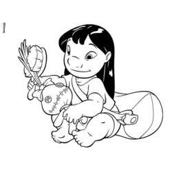 Coloring page: Lilo & Stitch (Animation Movies) #44888 - Free Printable Coloring Pages