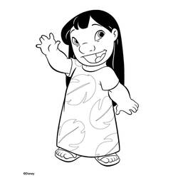 Coloring page: Lilo & Stitch (Animation Movies) #44891 - Free Printable Coloring Pages