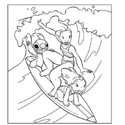 Coloring page: Lilo & Stitch (Animation Movies) #44893 - Free Printable Coloring Pages