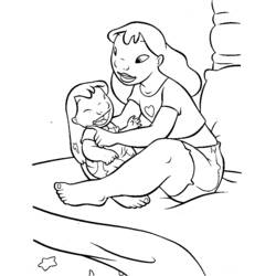 Coloring page: Lilo & Stitch (Animation Movies) #44909 - Free Printable Coloring Pages