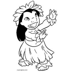 Coloring page: Lilo & Stitch (Animation Movies) #44920 - Free Printable Coloring Pages