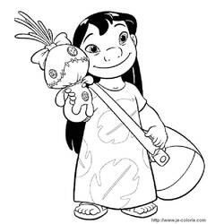 Coloring page: Lilo & Stitch (Animation Movies) #44921 - Free Printable Coloring Pages