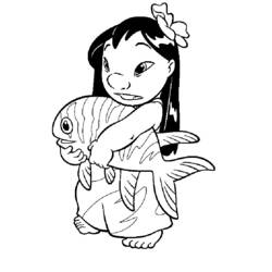 Coloring page: Lilo & Stitch (Animation Movies) #44928 - Free Printable Coloring Pages