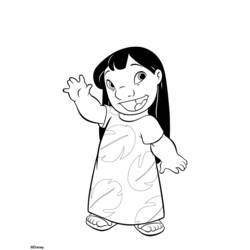 Coloring page: Lilo & Stitch (Animation Movies) #44949 - Free Printable Coloring Pages