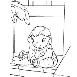 Coloring page: Lilo & Stitch (Animation Movies) #44961 - Free Printable Coloring Pages