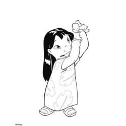 Coloring page: Lilo & Stitch (Animation Movies) #44962 - Free Printable Coloring Pages