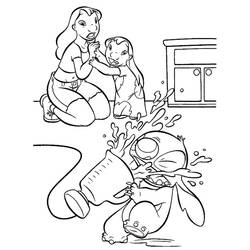 Coloring page: Lilo & Stitch (Animation Movies) #44972 - Free Printable Coloring Pages