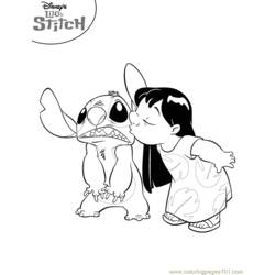 Coloring page: Lilo & Stitch (Animation Movies) #44990 - Free Printable Coloring Pages