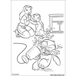 Coloring page: Lilo & Stitch (Animation Movies) #45006 - Free Printable Coloring Pages