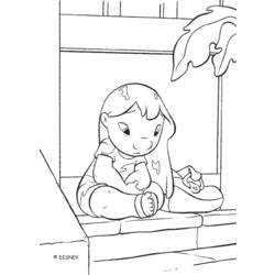 Coloring page: Lilo & Stitch (Animation Movies) #45012 - Free Printable Coloring Pages