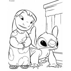 Coloring page: Lilo & Stitch (Animation Movies) #45013 - Free Printable Coloring Pages
