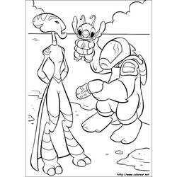 Coloring page: Lilo & Stitch (Animation Movies) #45027 - Free Printable Coloring Pages