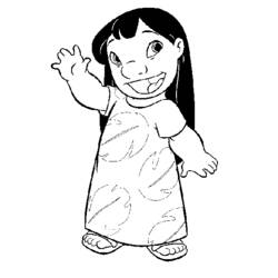 Coloring page: Lilo & Stitch (Animation Movies) #45042 - Free Printable Coloring Pages