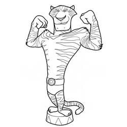 Coloring pages: Madagascar (Animated) - Free Printable Coloring Pages