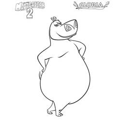 Coloring page: Madagascar (Animated) (Animation Movies) #209765 - Free Printable Coloring Pages