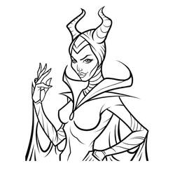 Maleficent (Disney) (Animation Movies) coloring page #208928 to print and color