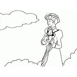 Coloring page: Mary Poppins (Animation Movies) #204799 - Free Printable Coloring Pages