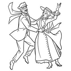 Coloring page: Mary Poppins (Animation Movies) #204800 - Free Printable Coloring Pages