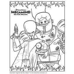 Coloring page: Megamind (Animation Movies) #46326 - Printable coloring pages