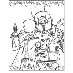 Coloring page: Megamind (Animation Movies) #46490 - Printable coloring pages