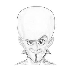 Coloring page: Megamind (Animation Movies) #46496 - Printable coloring pages