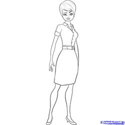Coloring page: Megamind (Animation Movies) #46501 - Printable coloring pages