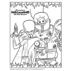 Coloring page: Megamind (Animation Movies) #46512 - Printable coloring pages
