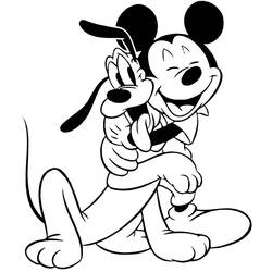 Coloring page: Mickey (Animation Movies) #170088 - Printable coloring pages
