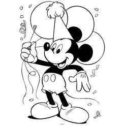 Coloring page: Mickey (Animation Movies) #170091 - Printable coloring pages