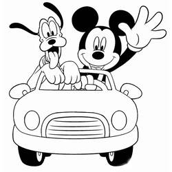 Coloring page: Mickey (Animation Movies) #170094 - Printable coloring pages