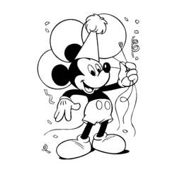 Coloring page: Mickey (Animation Movies) #170095 - Printable coloring pages