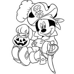 Coloring page: Mickey (Animation Movies) #170098 - Printable coloring pages