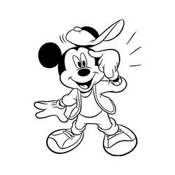Coloring page: Mickey (Animation Movies) #170099 - Printable coloring pages