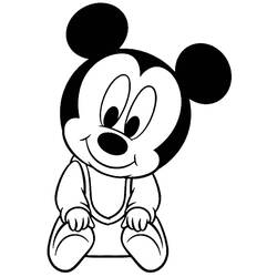 Coloring page: Mickey (Animation Movies) #170100 - Printable coloring pages