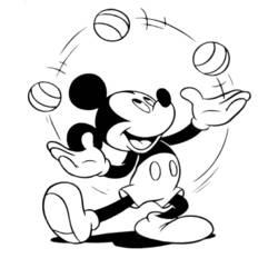 Coloring page: Mickey (Animation Movies) #170103 - Printable coloring pages