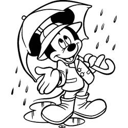 Coloring page: Mickey (Animation Movies) #170112 - Printable coloring pages