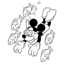 Coloring page: Mickey (Animation Movies) #170114 - Printable coloring pages