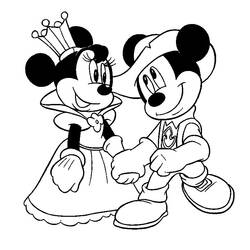 Coloring page: Mickey (Animation Movies) #170121 - Printable coloring pages