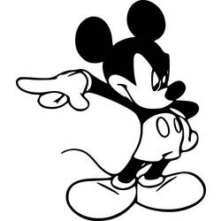 Coloring page: Mickey (Animation Movies) #170127 - Free Printable Coloring Pages