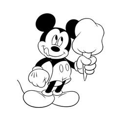 Coloring page: Mickey (Animation Movies) #170129 - Printable coloring pages